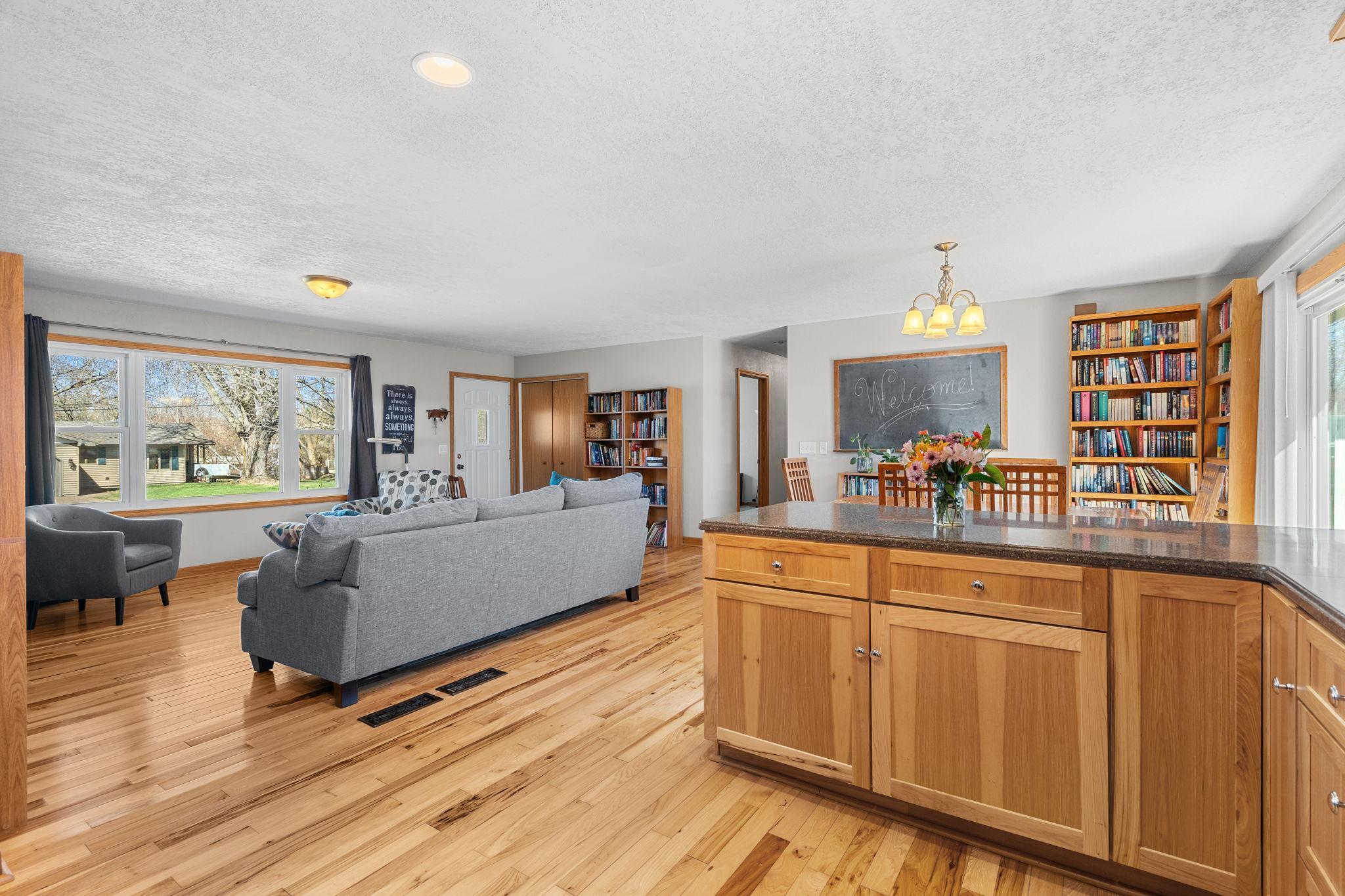 View of Living Room From Kitchen