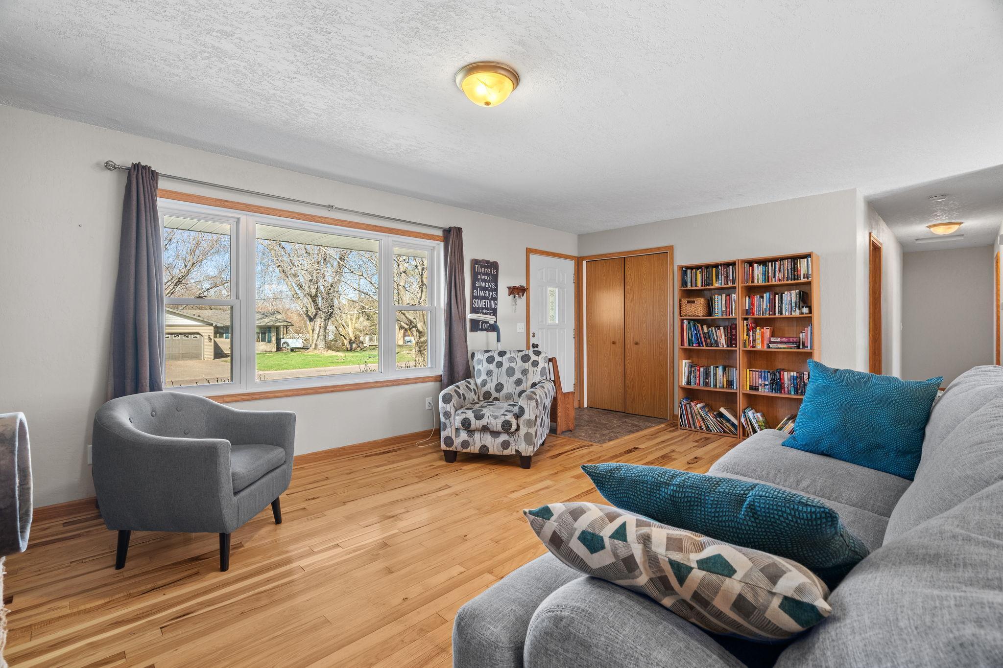 Living Room and Front Door