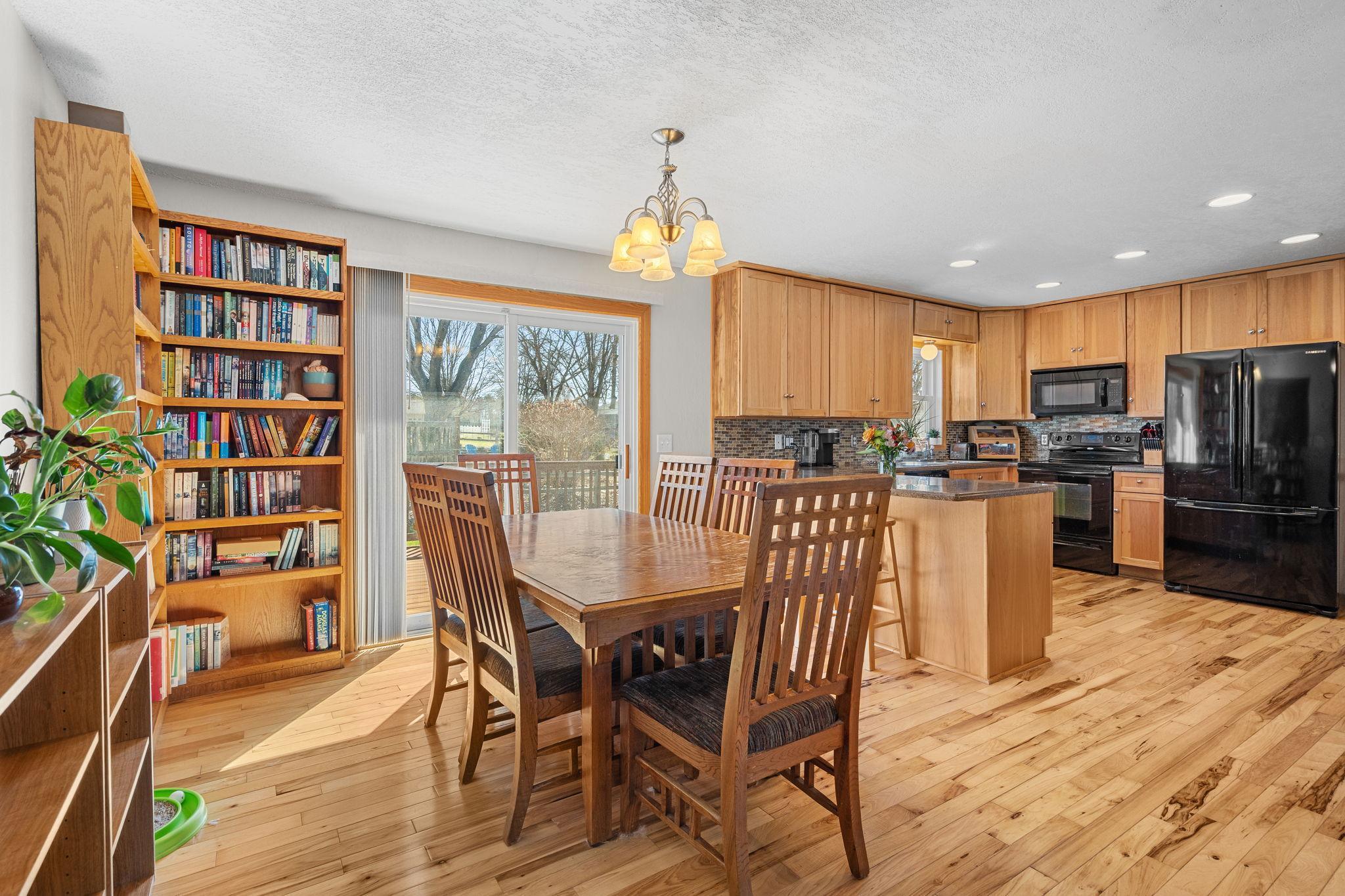 Informal Dining Room with Deck Door