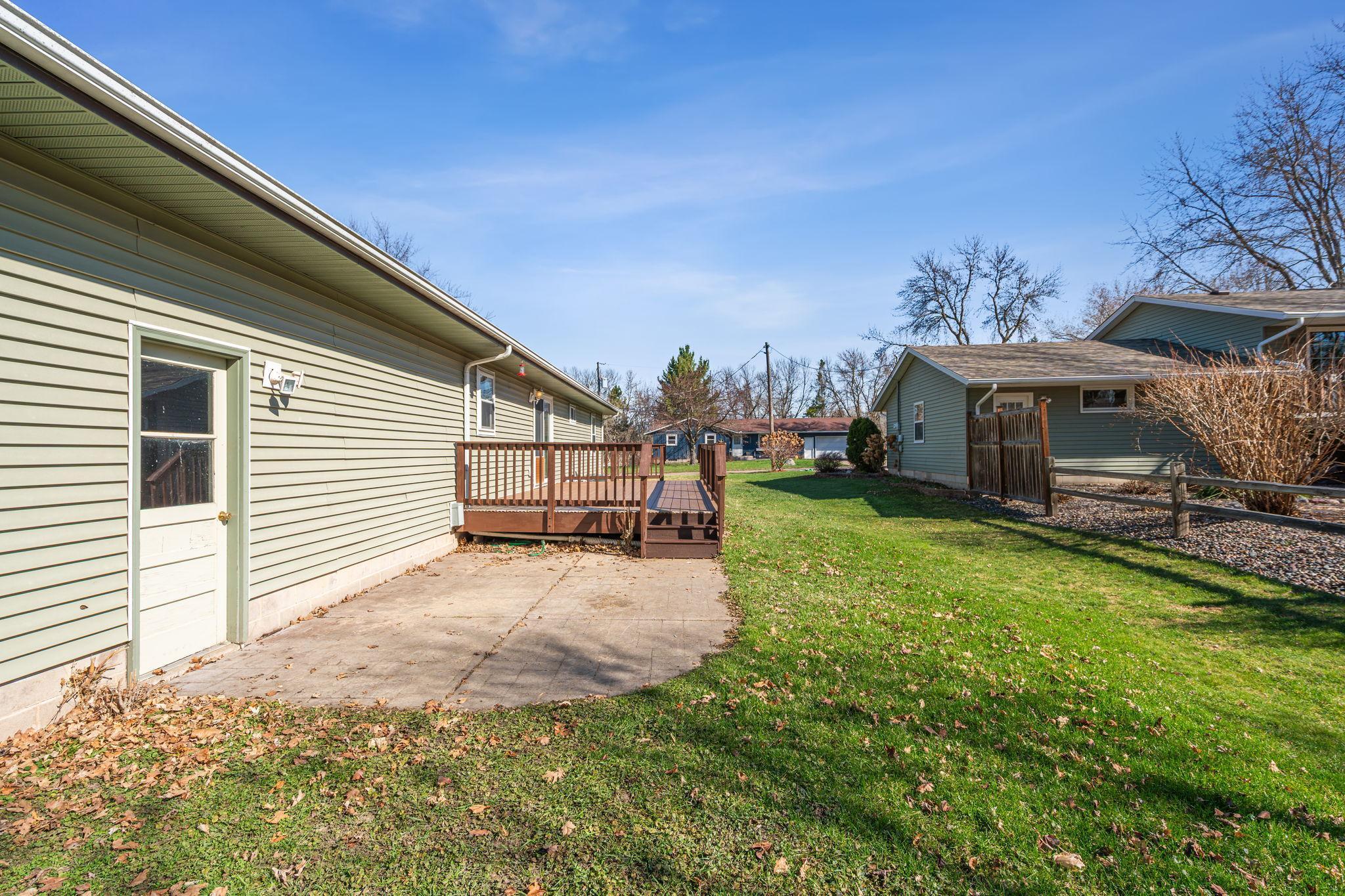 View of Backyard from Garage