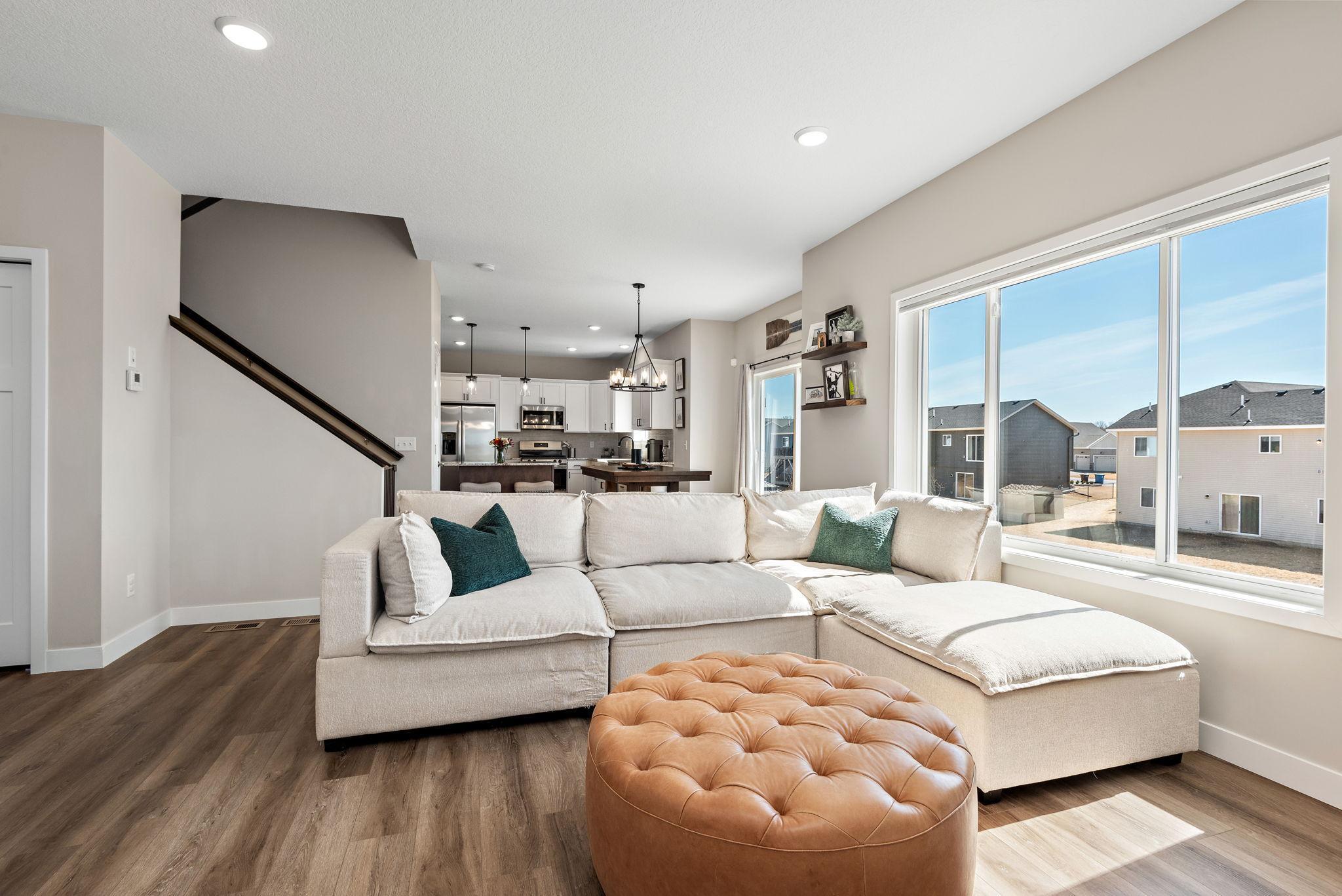 Enjoy open concept kitchen, dining & living spaces