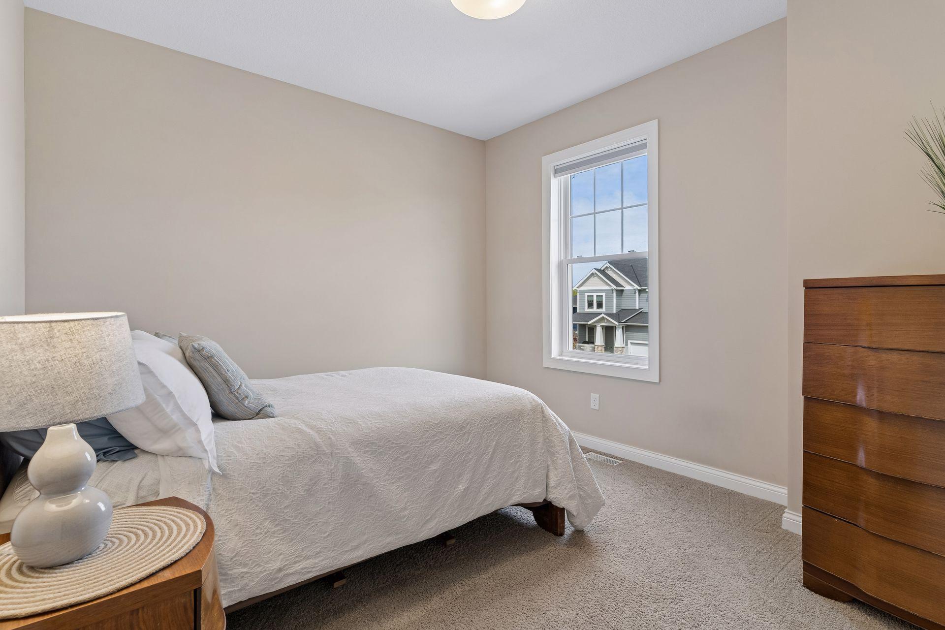 Bedroom three in the upper level.