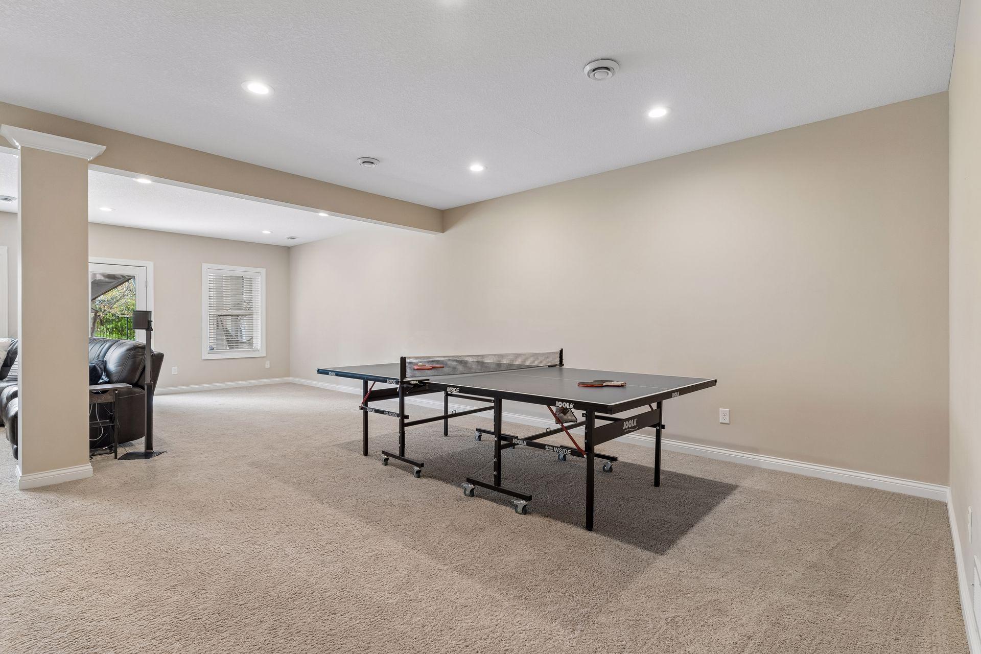 What types of gaming would you put here? A pool table, foosball table, shuffleboard, or would you rather use it for knee hockey tournaments?!