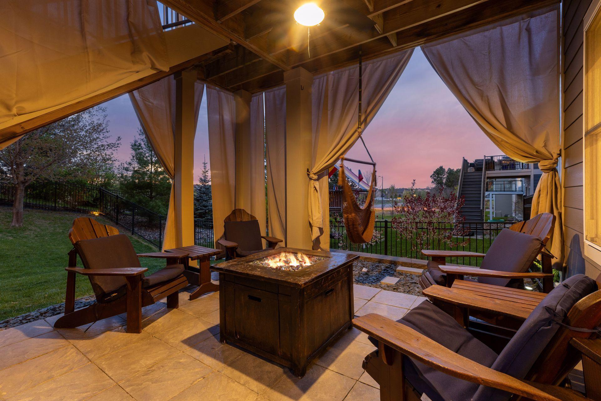 The outdoor lower level private patio - WOW!