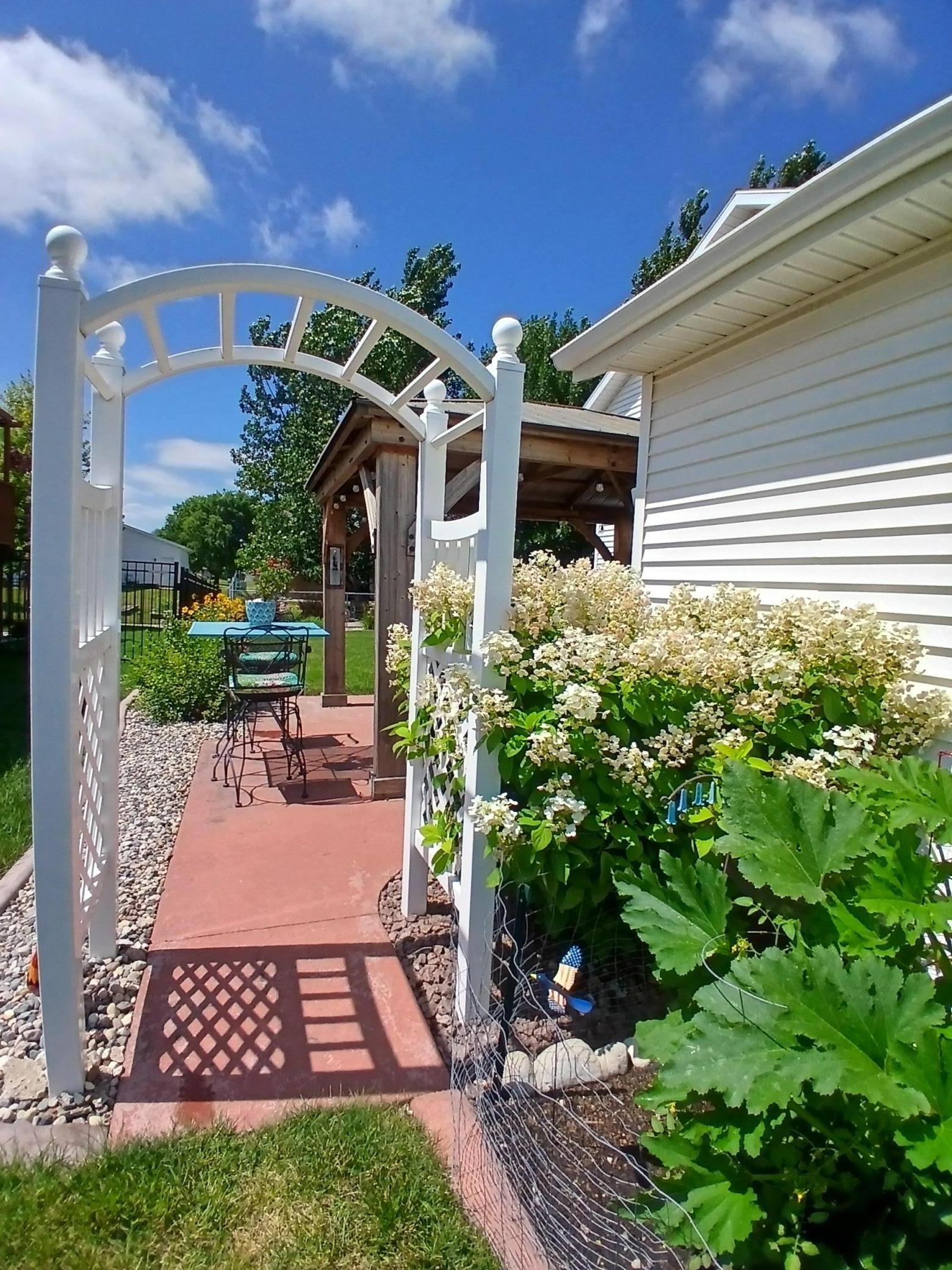 Side of Home Leading to Backyard