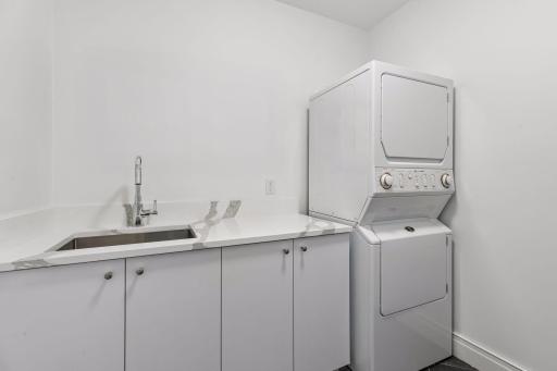 Second laundry is located on the lower level