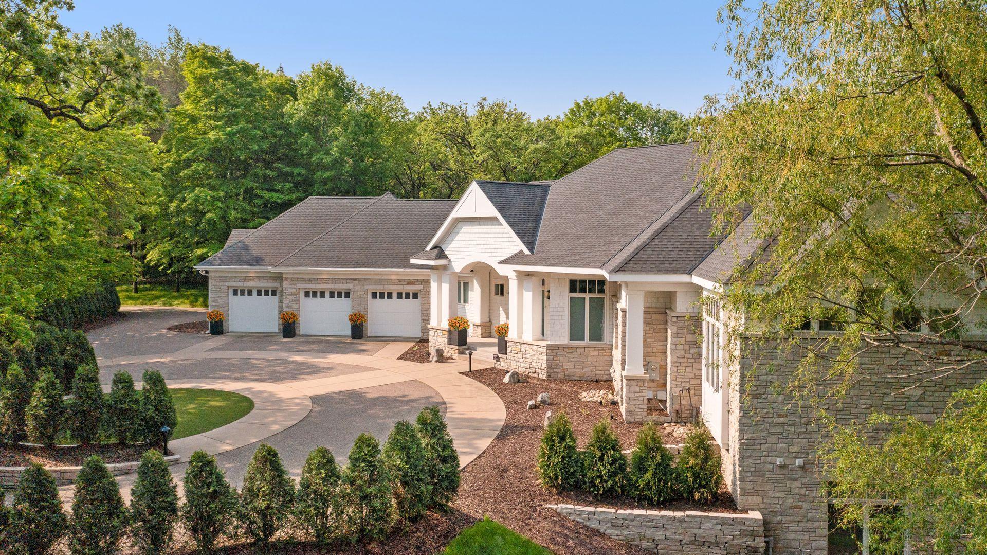 Gated entrance and 5 car heated garage