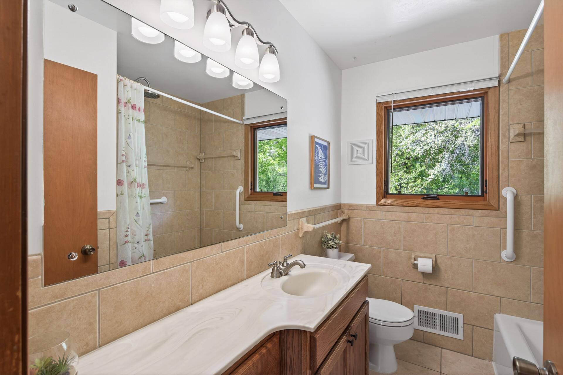Full bathroom on main floor