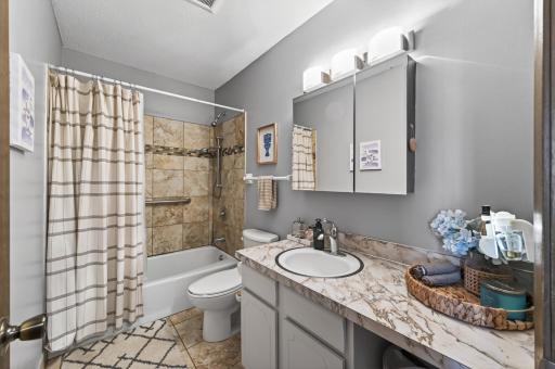 Full Bathroom upper level near Bedrooms