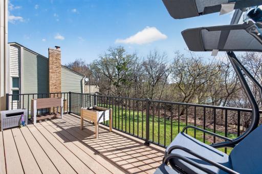 New Deck off main level from LR