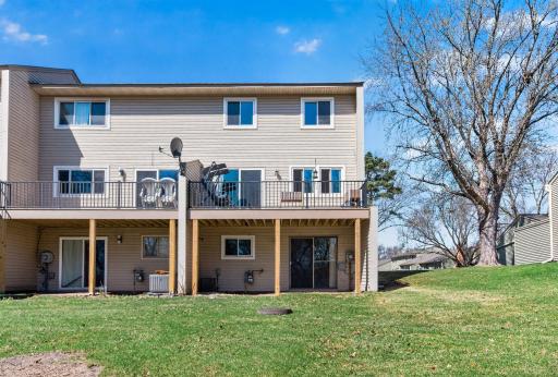 Back of Townhome Deck & Patio