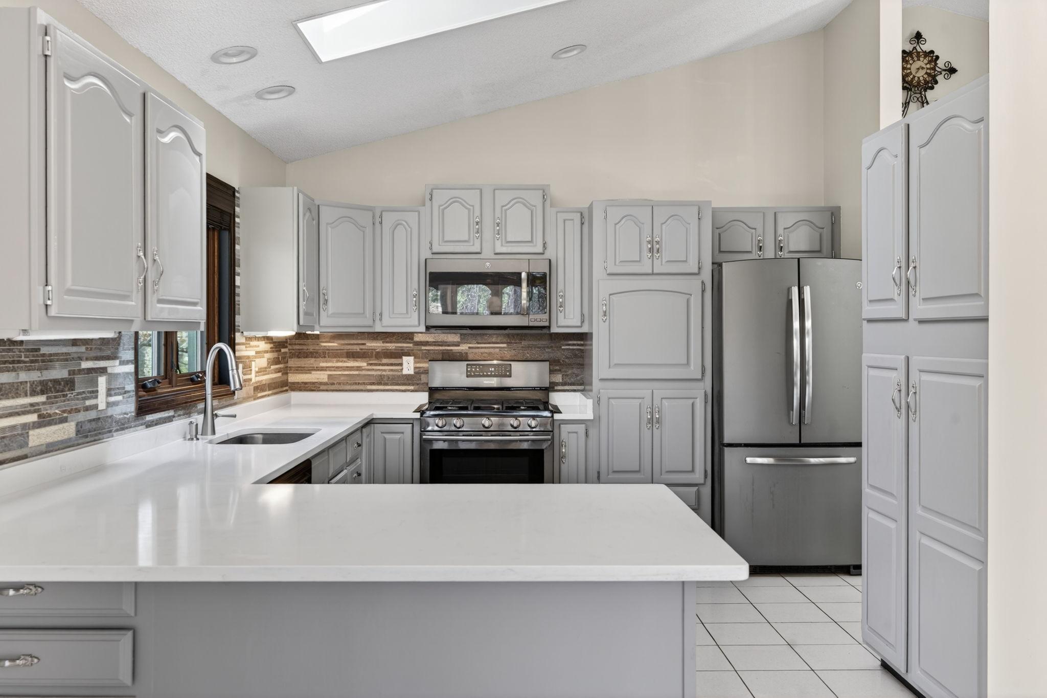 bright kitchen with new skylight 2026