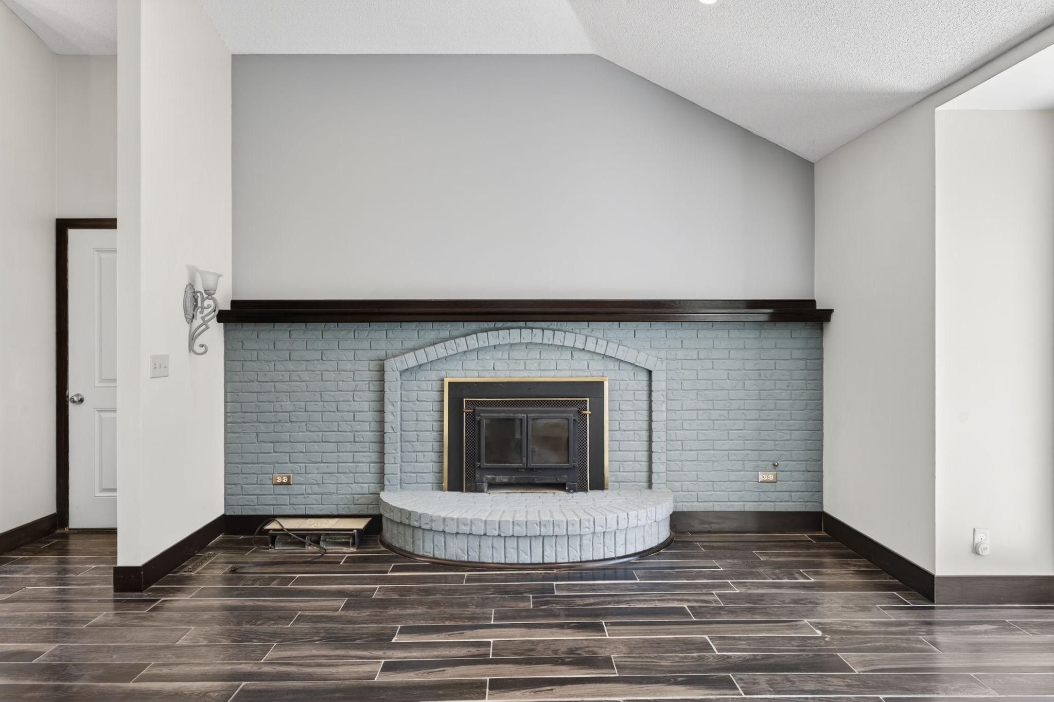 Fireplace to be converted to electric prior to closing