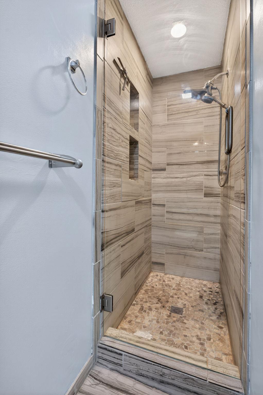 En suite updated shower