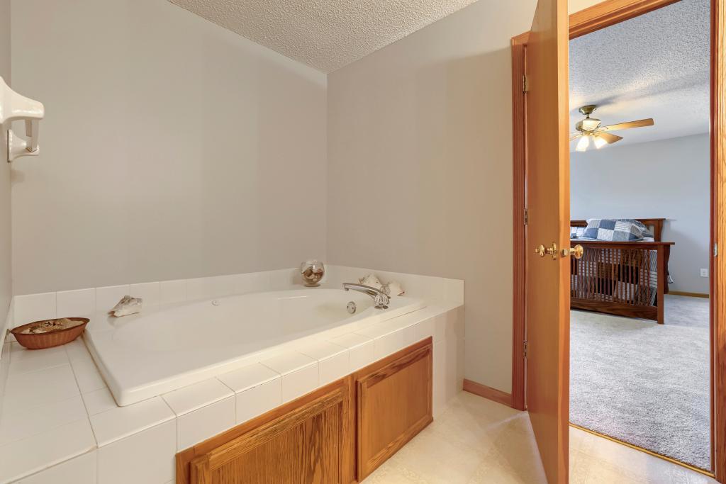 Primary Bath separate tub and shower