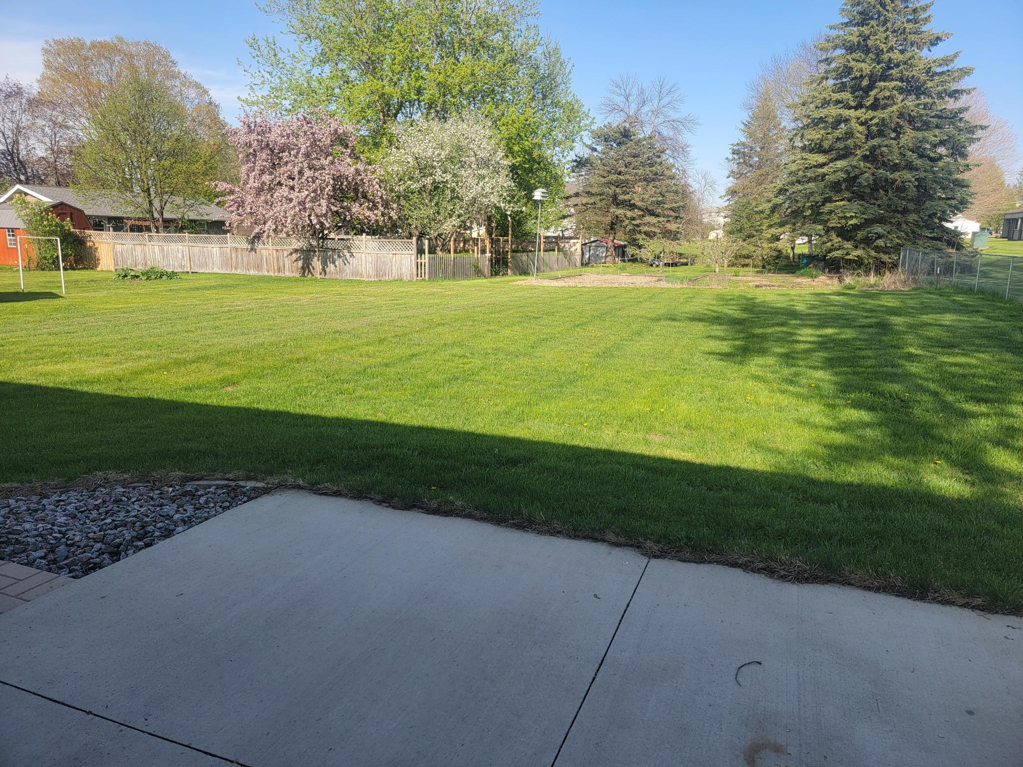 ou will love the private, huge backyard that has no homes behind.