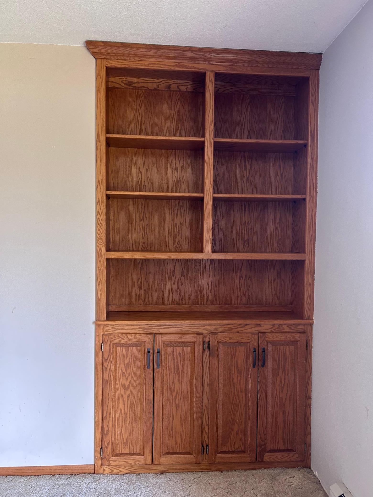 Built in display case