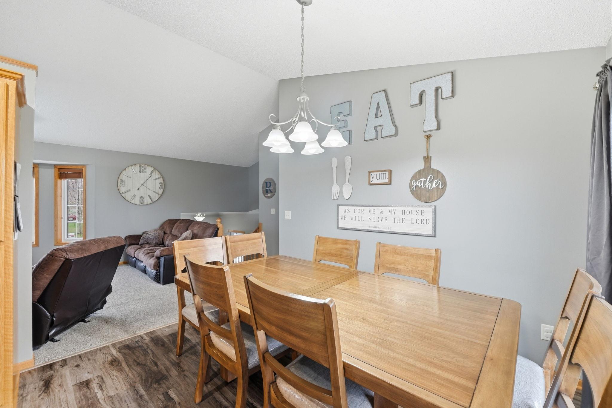 Cozy dining space designed for relaxed, everyday dining.