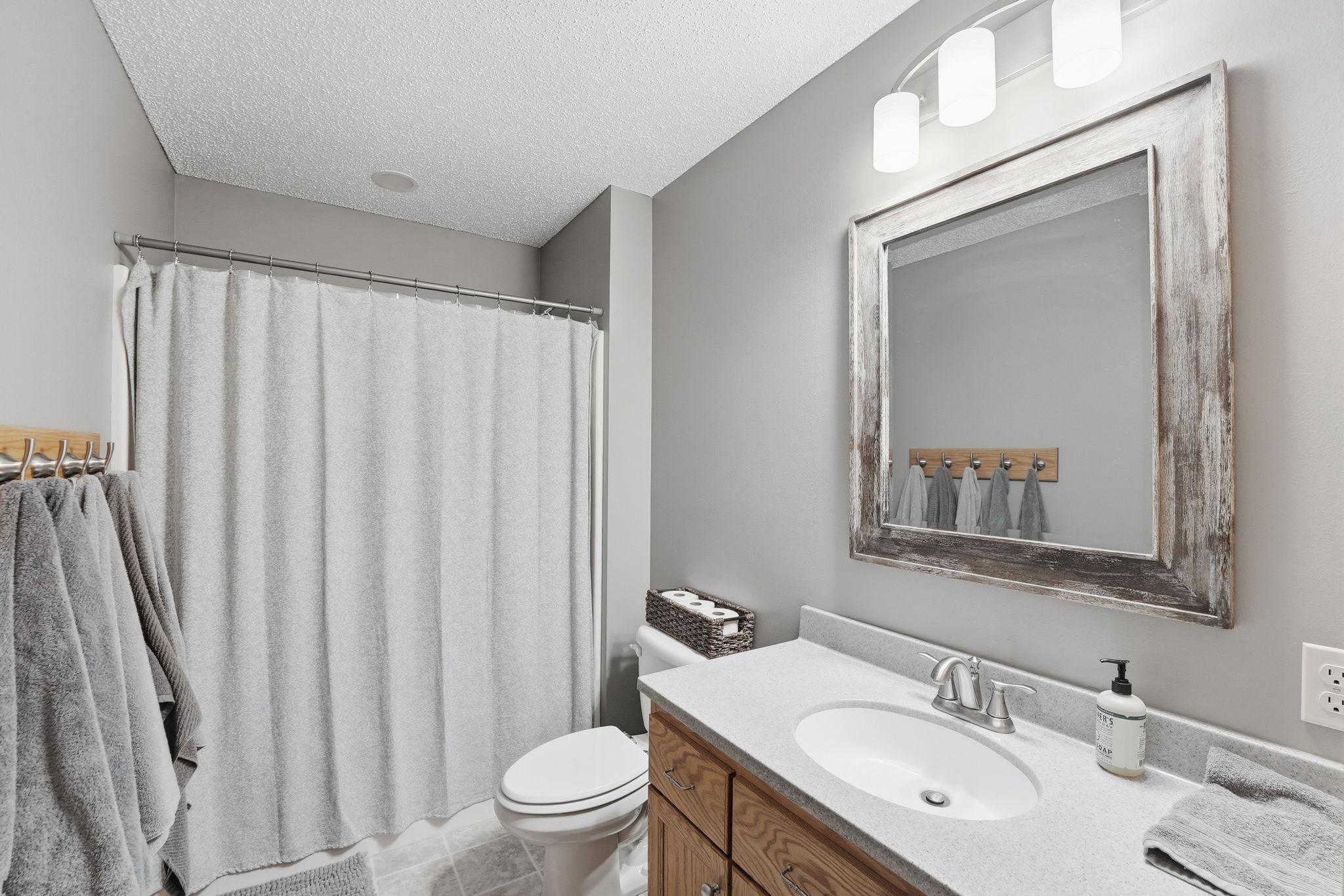 Well-appointed full bathroom with a clean, functional layout.