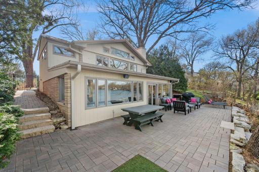 Room for the grill, dining, conversation area or just lounging.