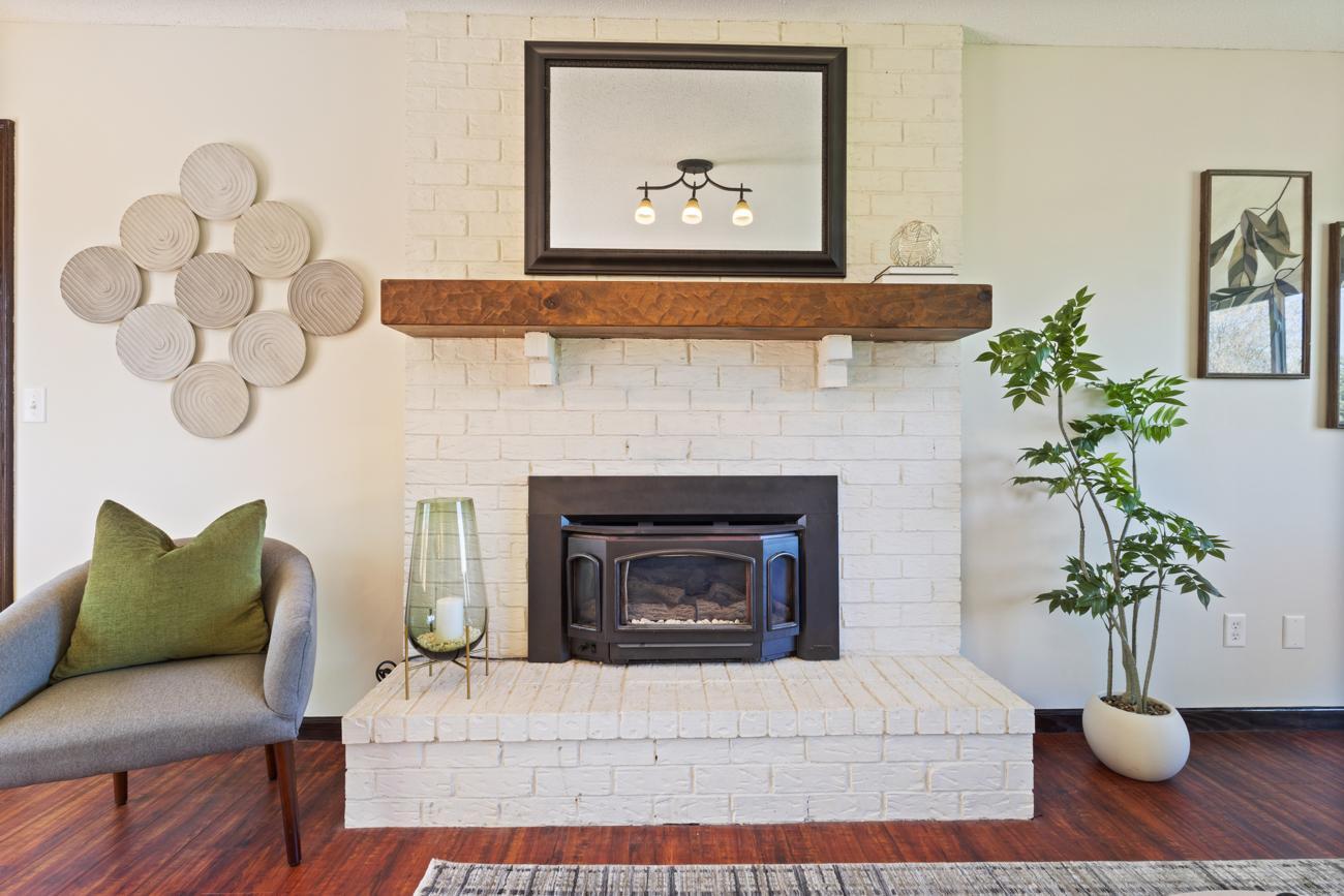 Cozy Gas Fireplace