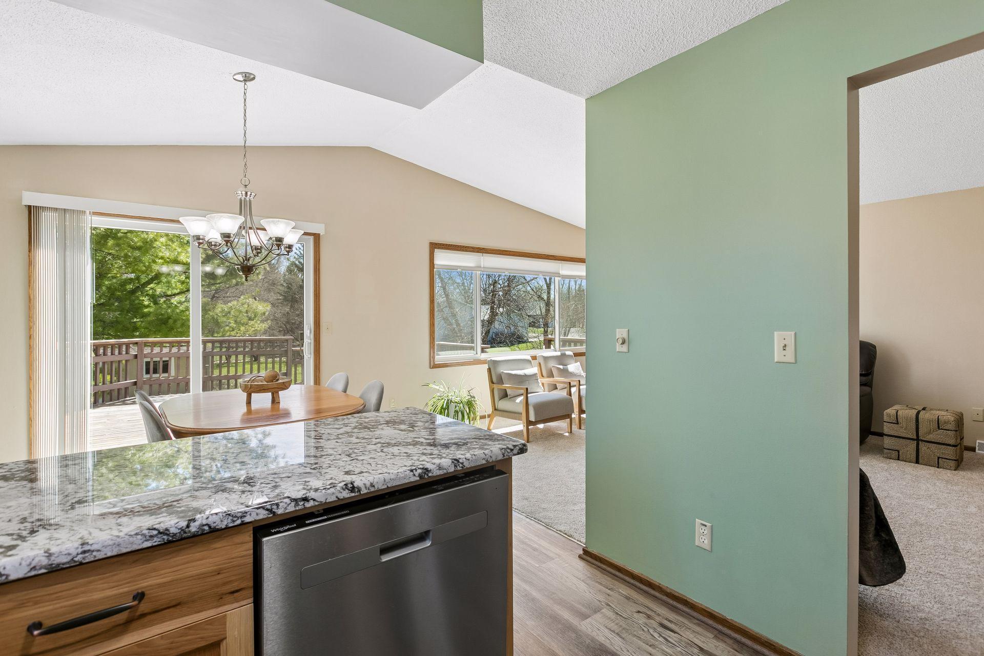 Open Kitchen and Dining Space