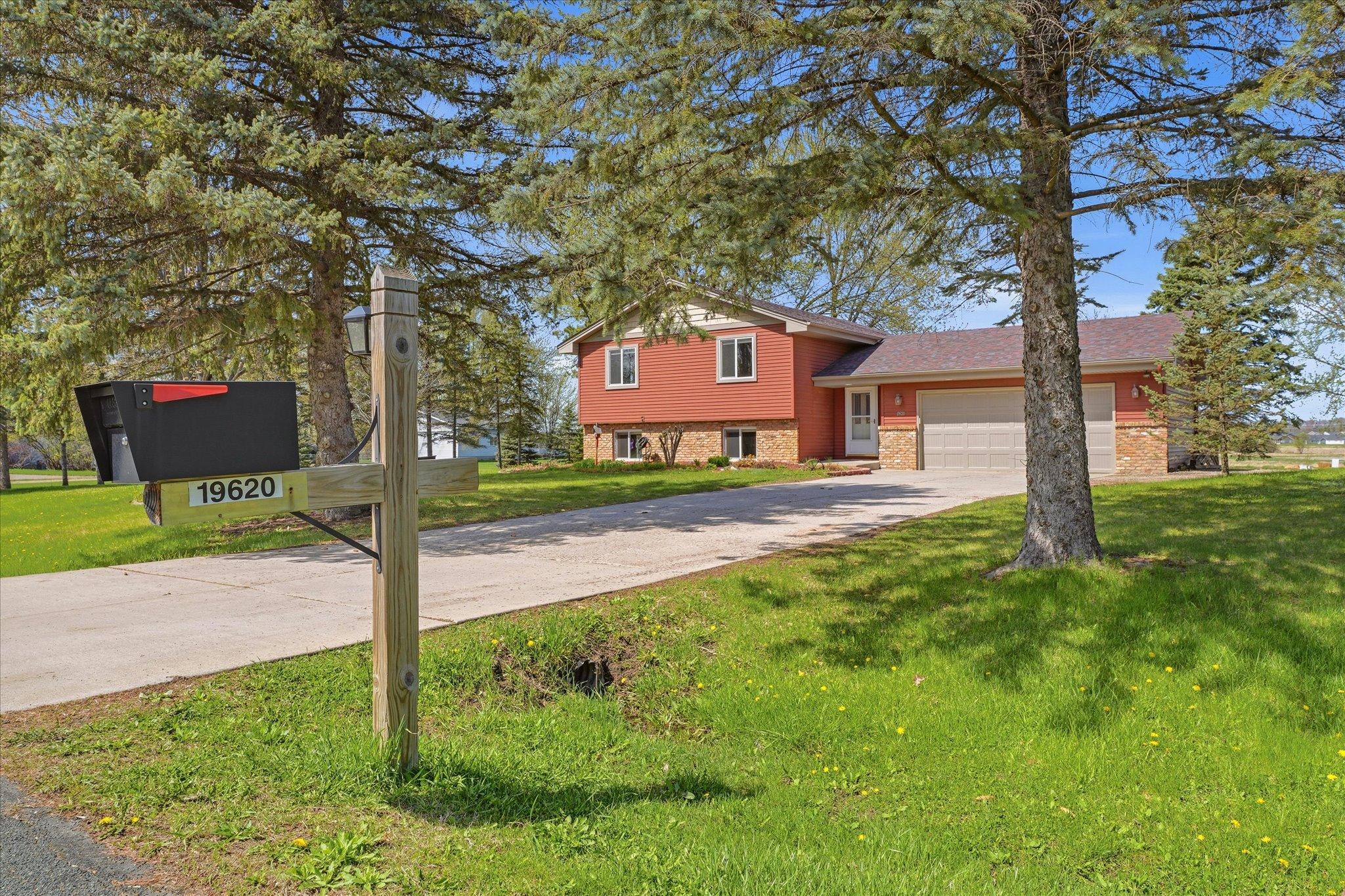The property is located on a cul-de-sac. The sellers added a street light at the corner of their property near the street as that has been the neighborhood bus stop area.