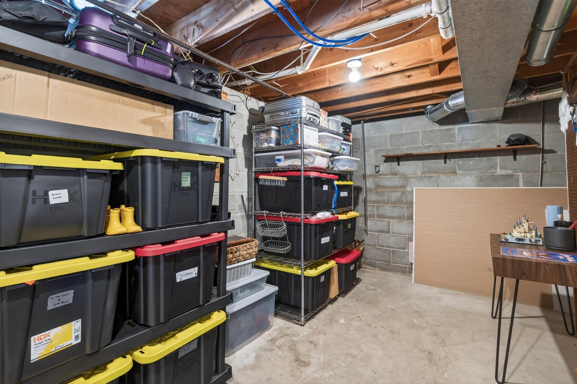 Abundant space for your storage needs.