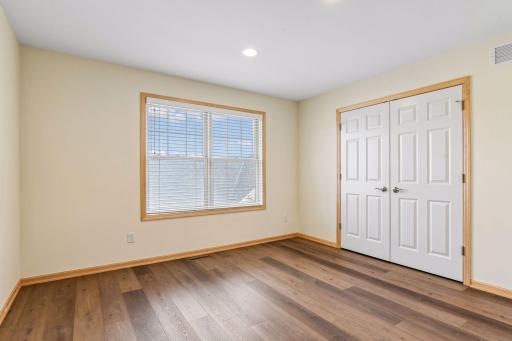 Second bedroom located on the upper level.