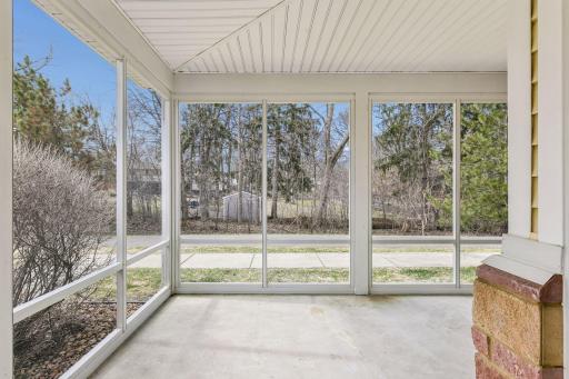 Relaxing outdoor spaces, perfect for morning coffee or evening unwinding. Fully screened in.