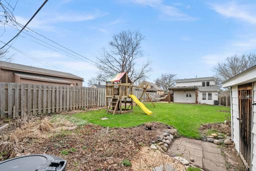 Mature Landscaping, Backyard Shed, & Playset