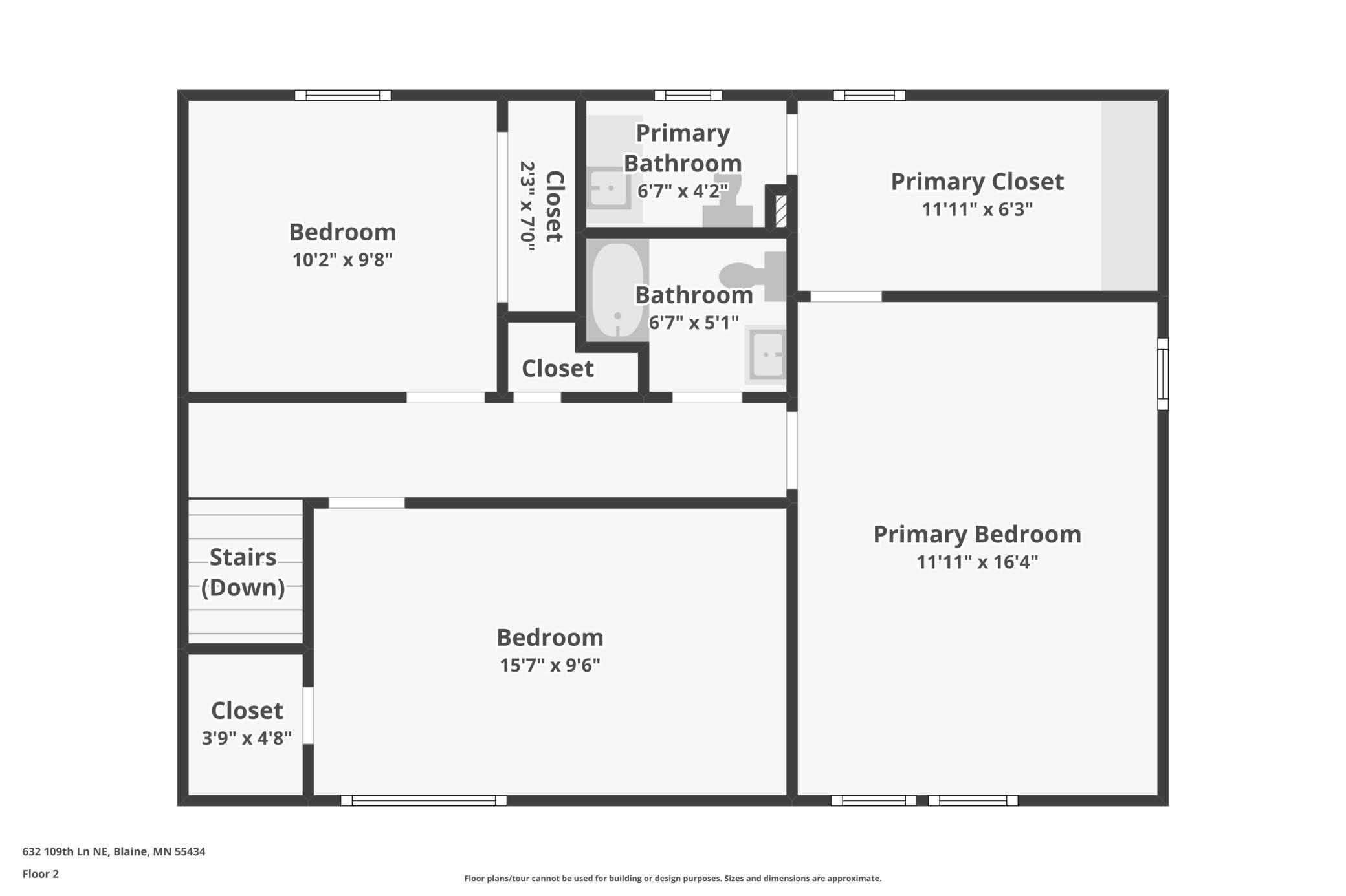 Floor plan - upper level