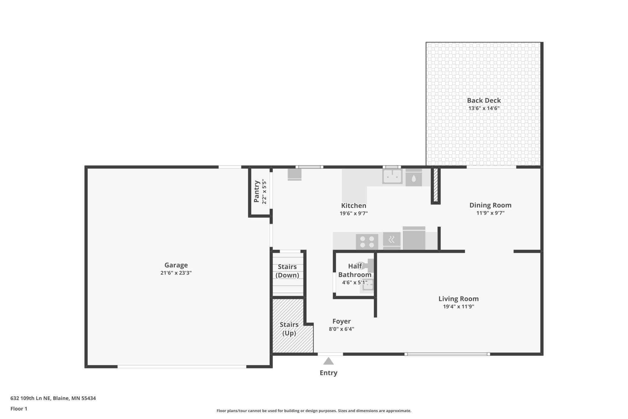 Floor plan - main level