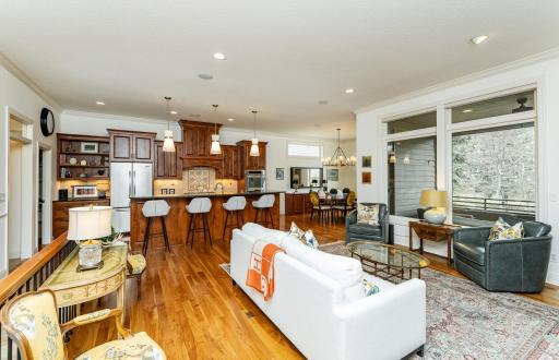 Birch flooring glows throughout the main living area.jpg