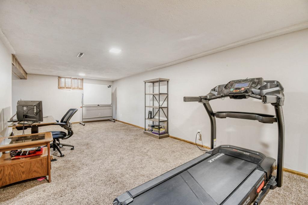 Tons of space for family room/rec room/flex space