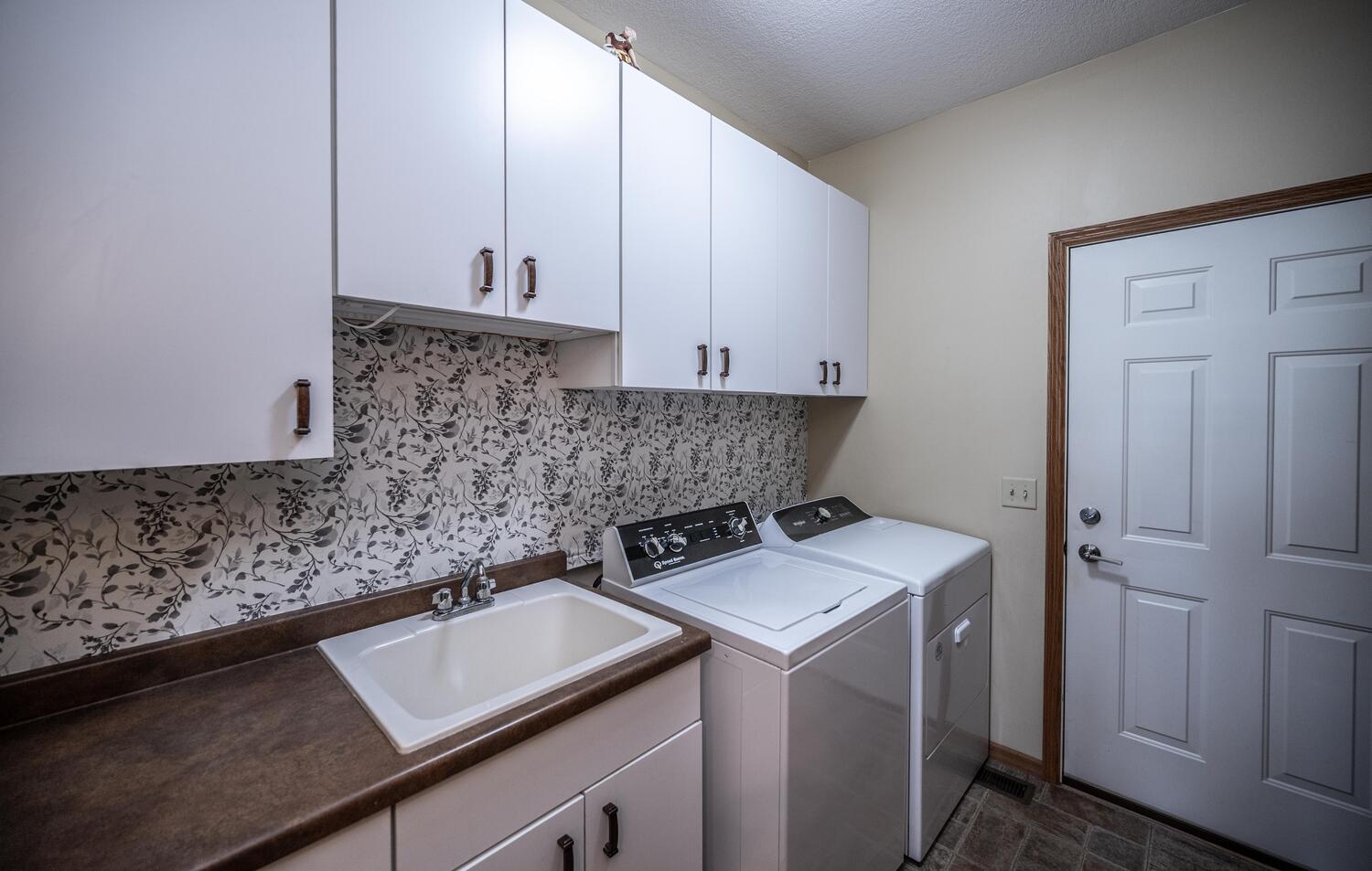 Main Level Laundry and Mud Room