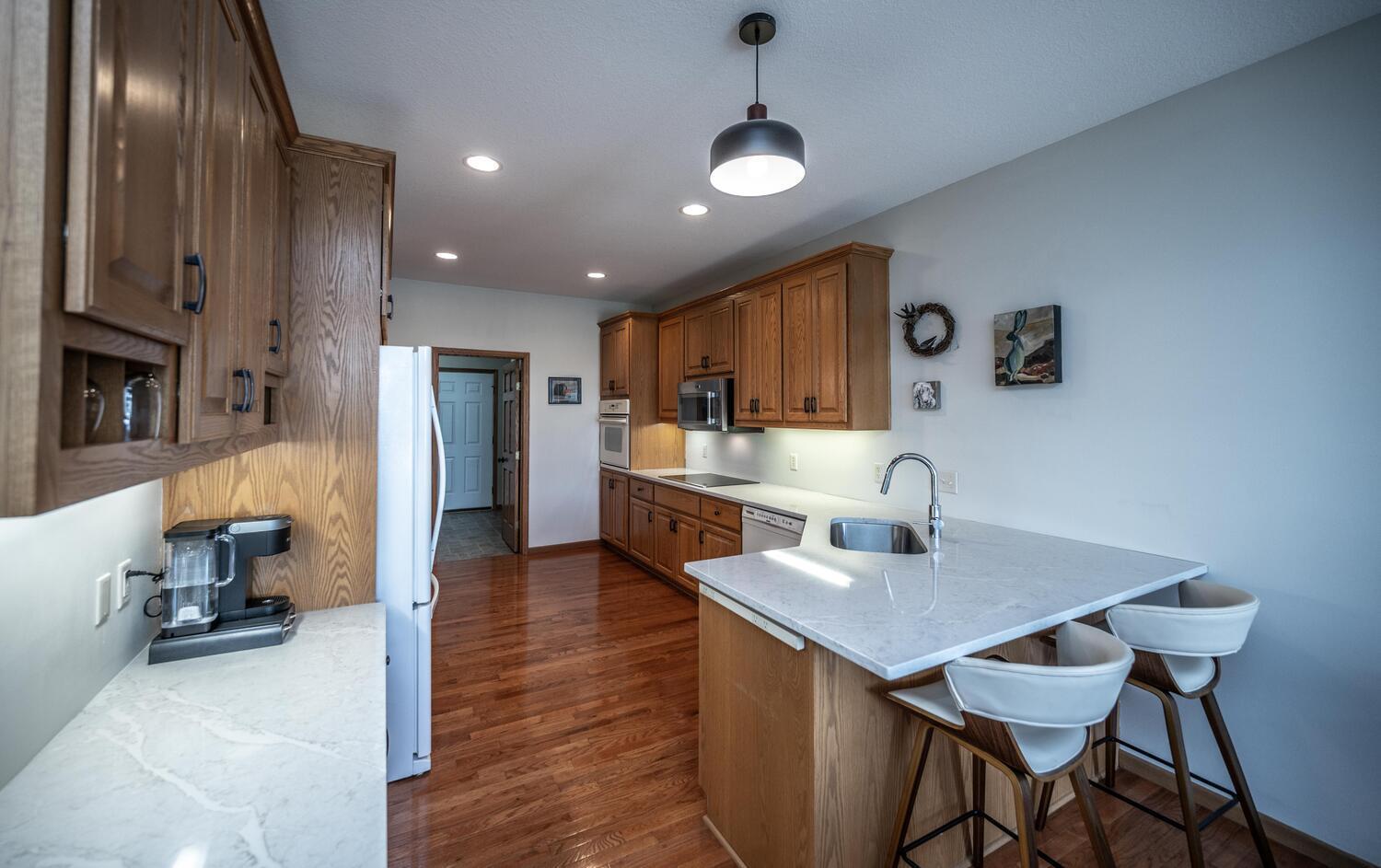 Kitchen with Quartz Countertops