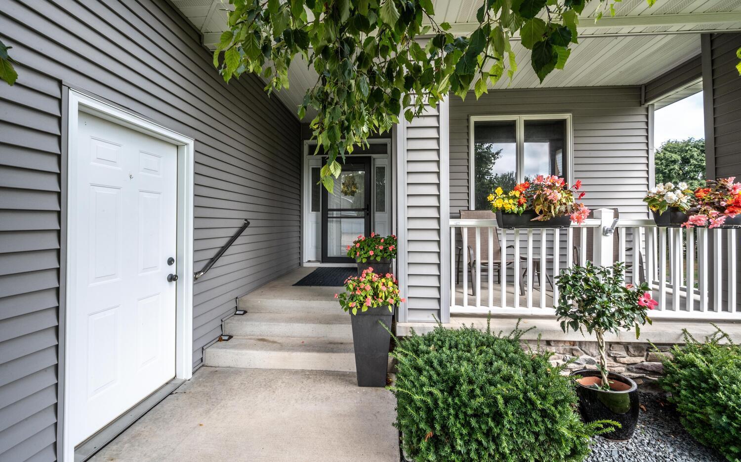Front Door and Patio