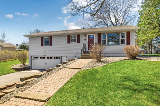 Beautiful paver walkway to the entry