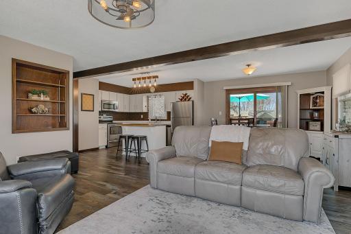 Open sightlines from all of the main living spaces