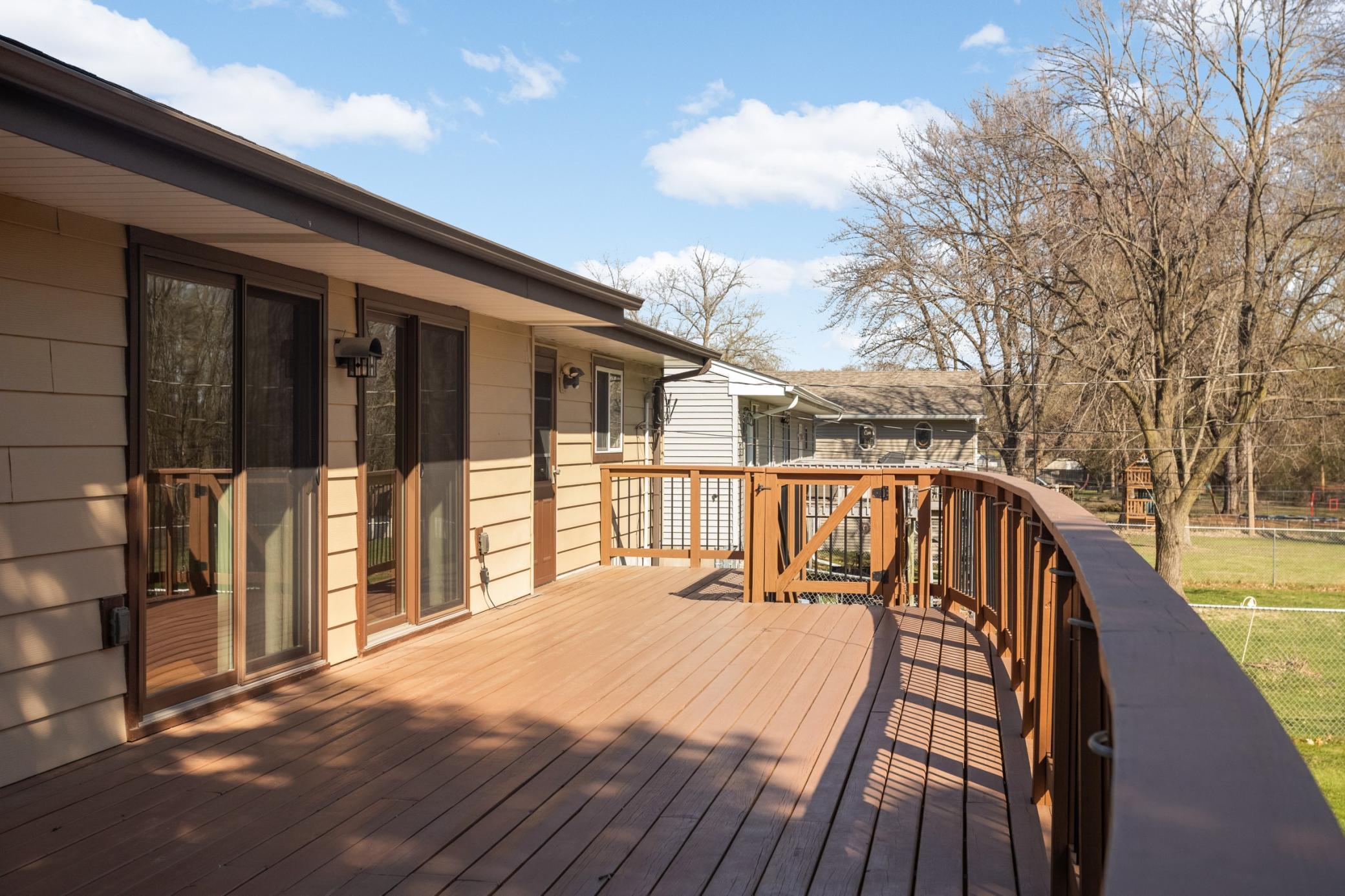 Summer time cookouts on your 45 x 12 deck1