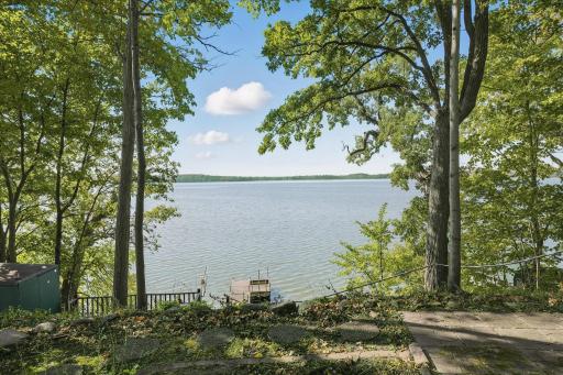 Beautiful View of Lake Independence from Cabin/Lot