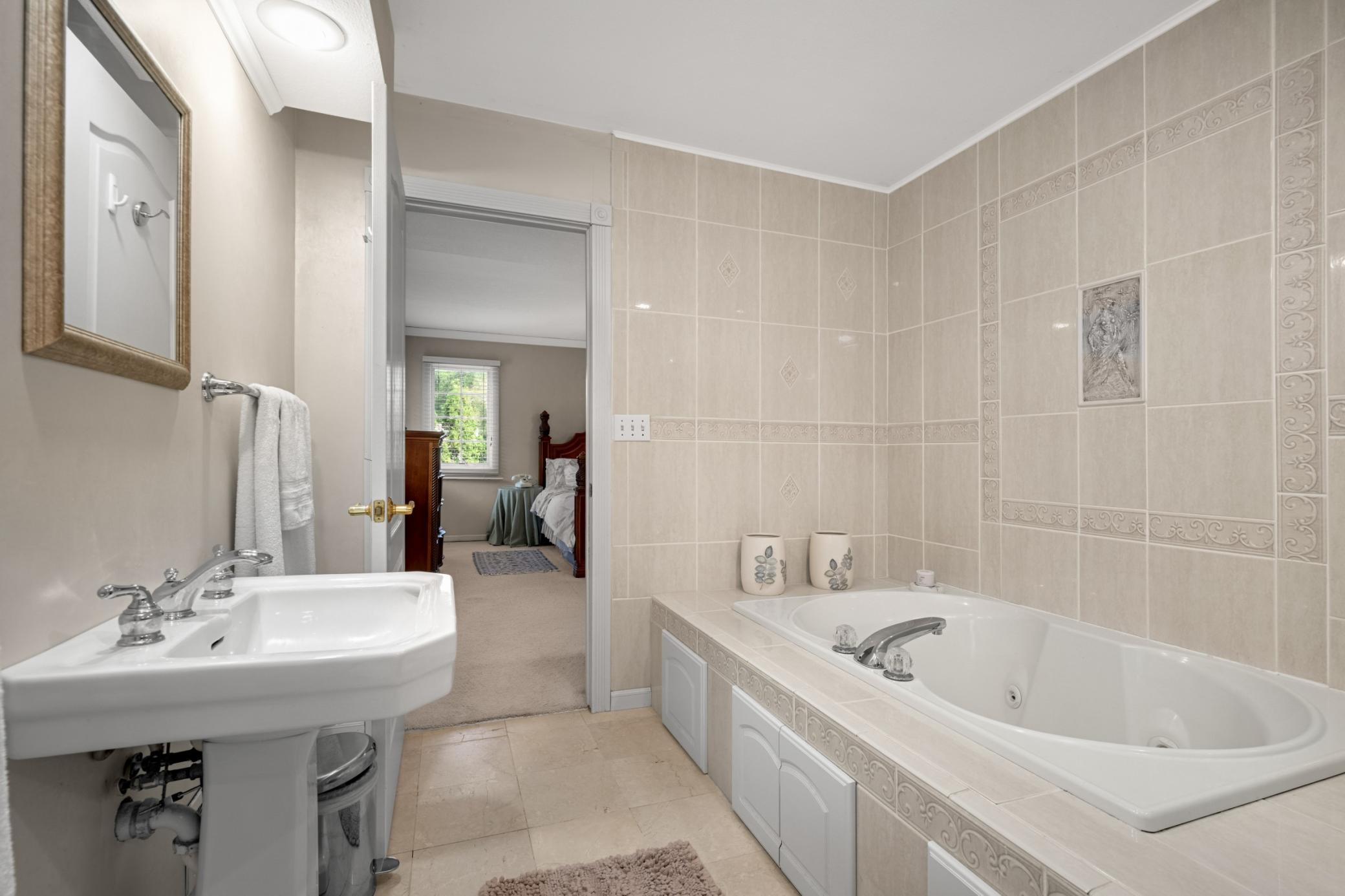 Primary Bathroom with soaking tub