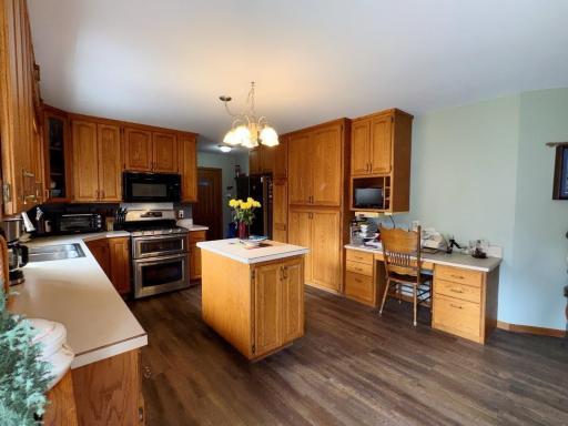 Center Island plus a built in work station