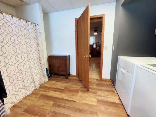 Lower Level 3/4 Bath with Laundry