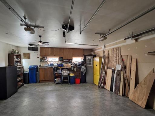 Double Garage with openers ( not shown Floor drains on both sides