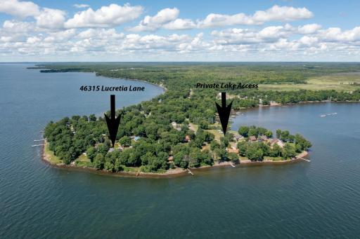 Deeded harbor access just around the corner!
