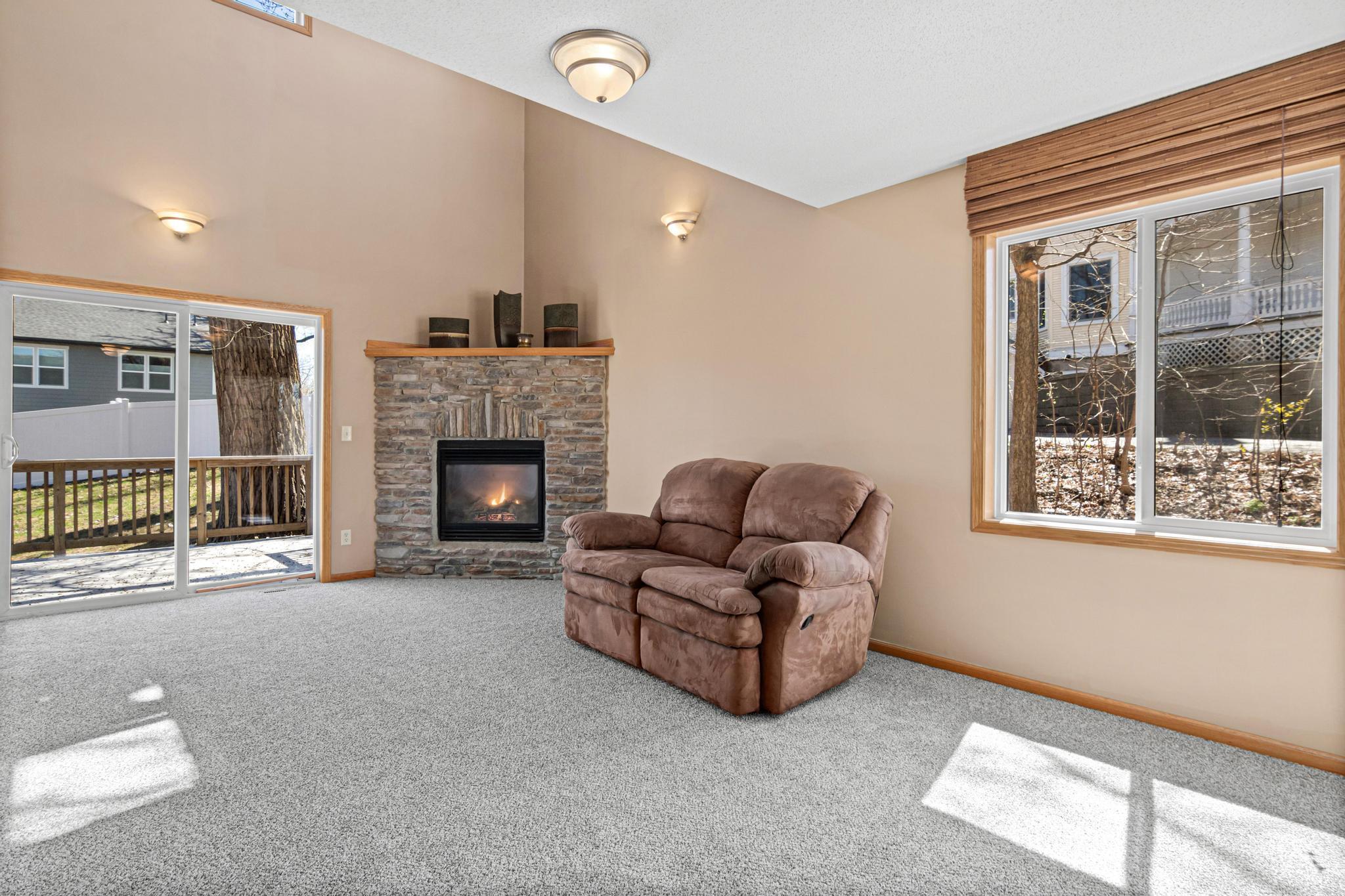 Living room - fireplace