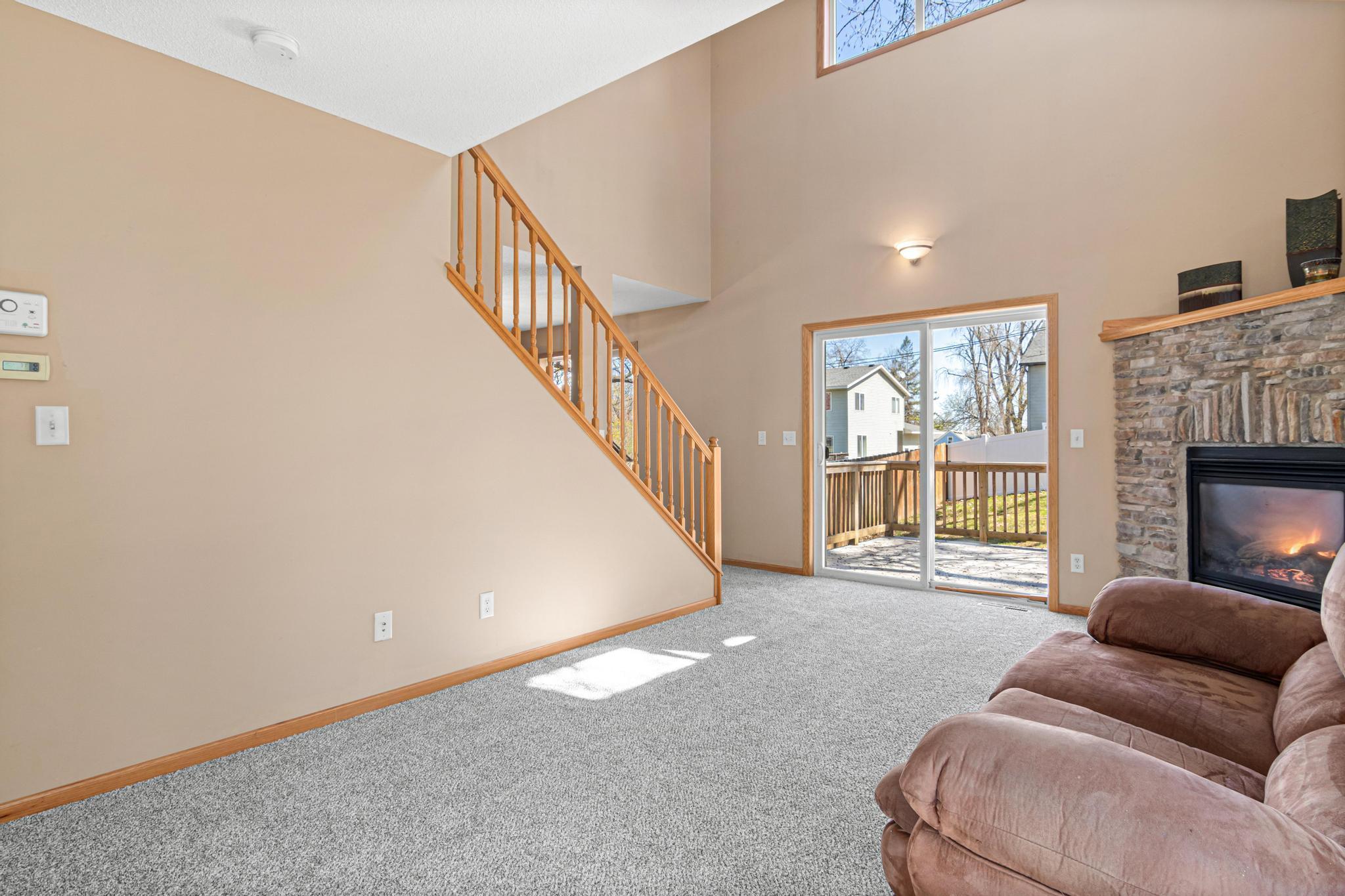 Sliding door to deck