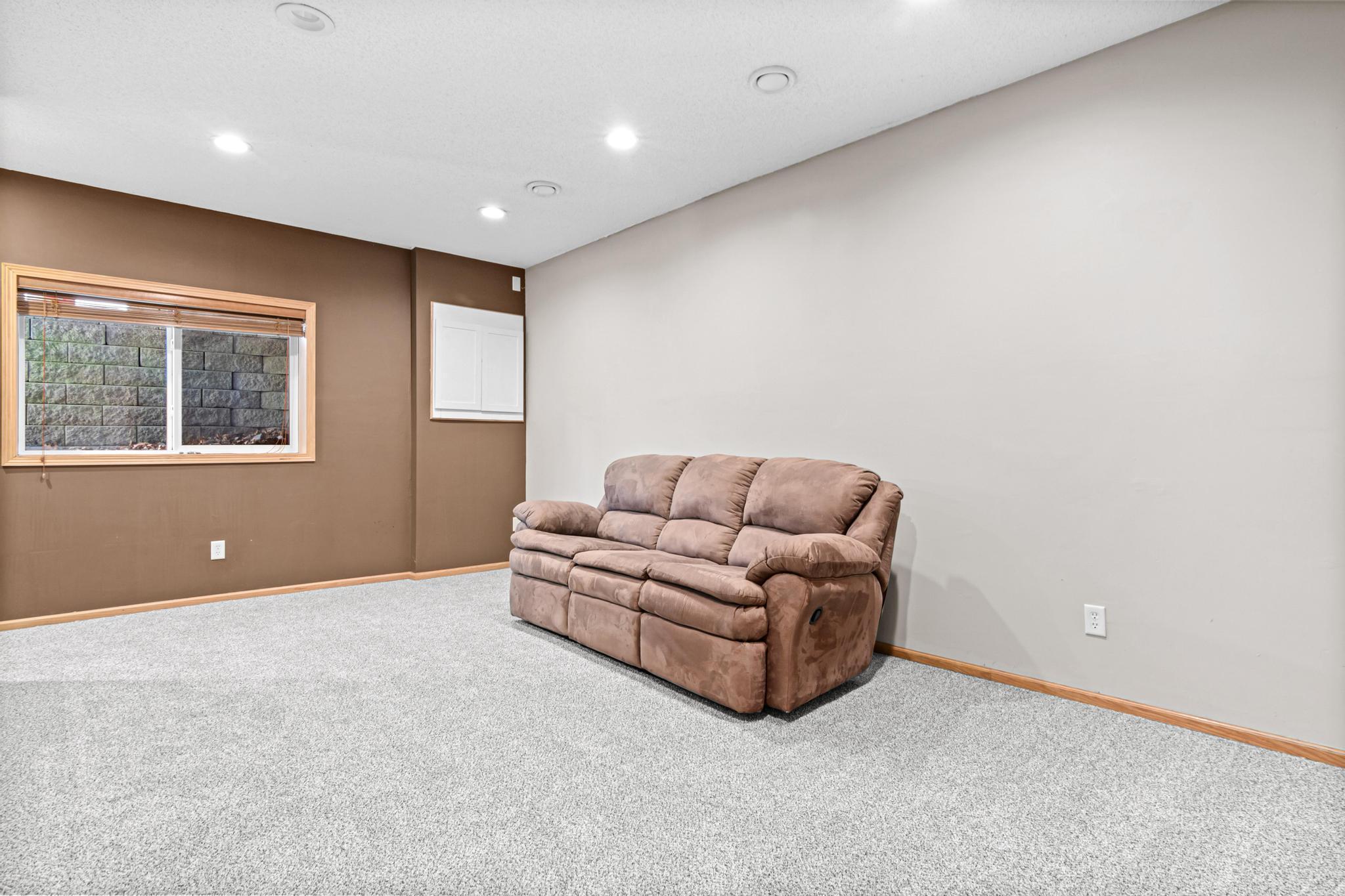 Lower level family room